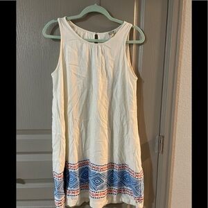 Modern Vintage Womens Small Embroidered Dress